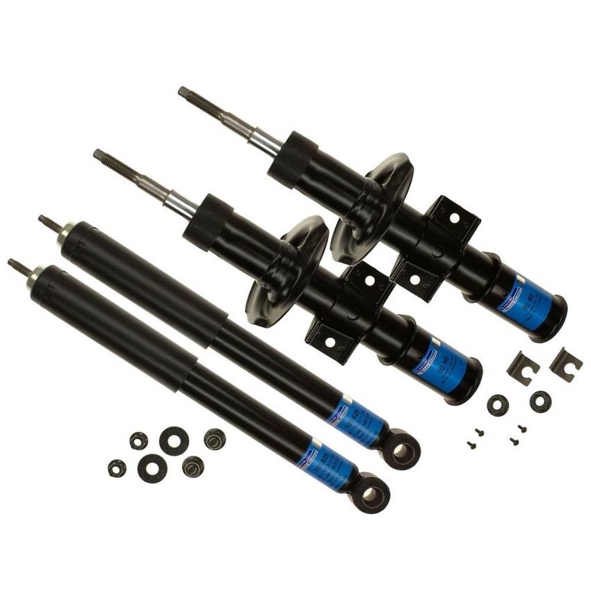 Volvo Suspension Strut and Shock Absorber Assembly Kit - Front and Rear 9173850 - Bilstein 3089891KIT